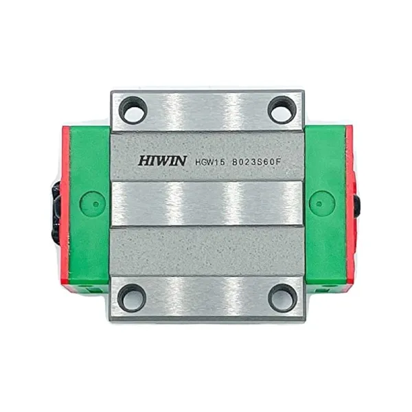واگن ریل خطی HIWIN HGW15CC | بلاک فلنج‌دار سایز 15 برای CNC دقیق