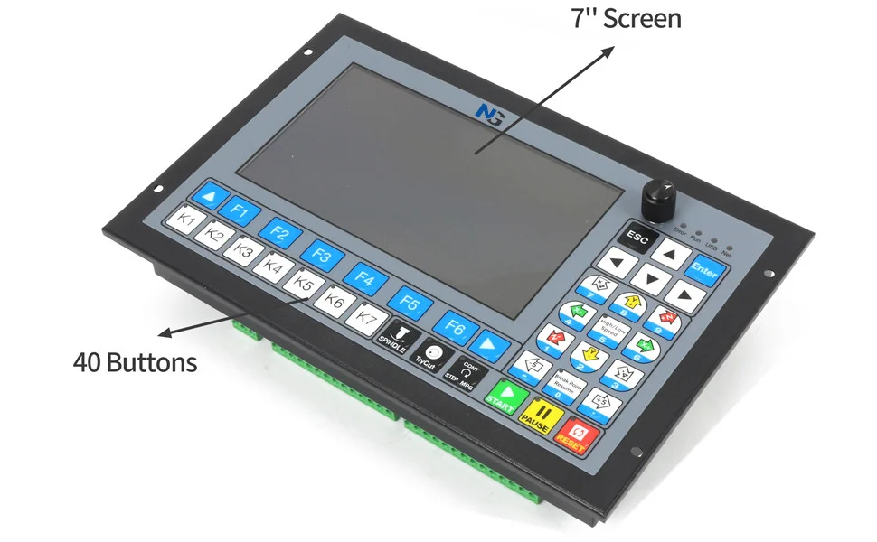 کنترلر سی ان سی NG مدل A2RS | کنترلر مستقل فرز CNC با پشتیبانی از USB و اسپیندل