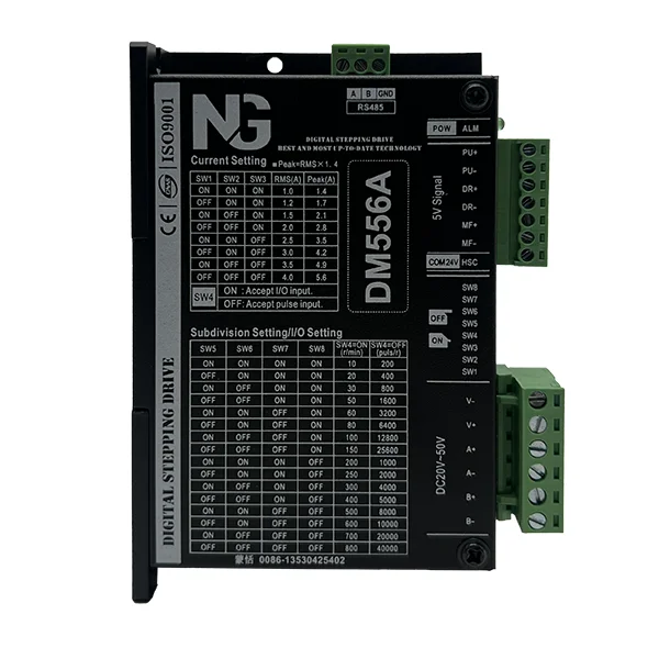 درایور استپ موتور NG مدل DM556A | درایور دیجیتال CNC با دقت بالا